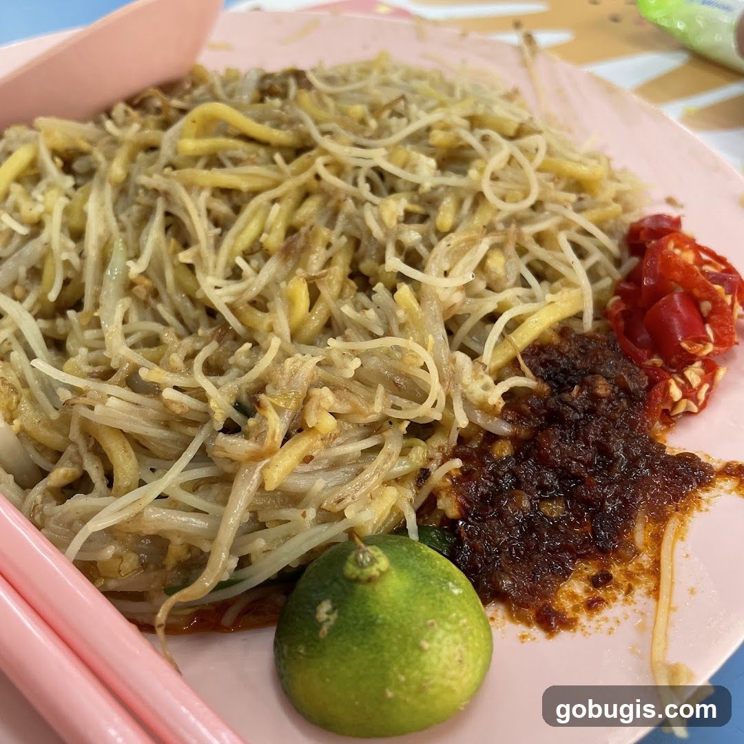 Stir-fried Noodles with Chili and Lime