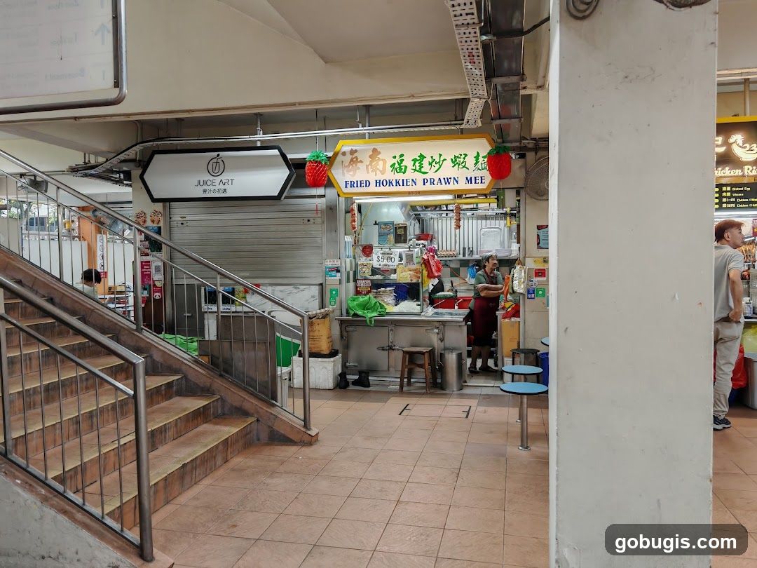 Fried Hokkien Prawn Mee Stall