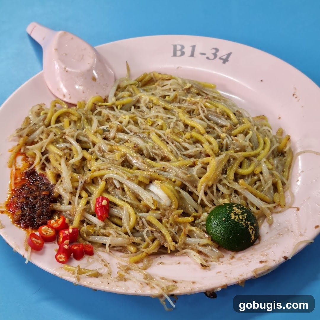 Plate of Noodles with Chili and Lime