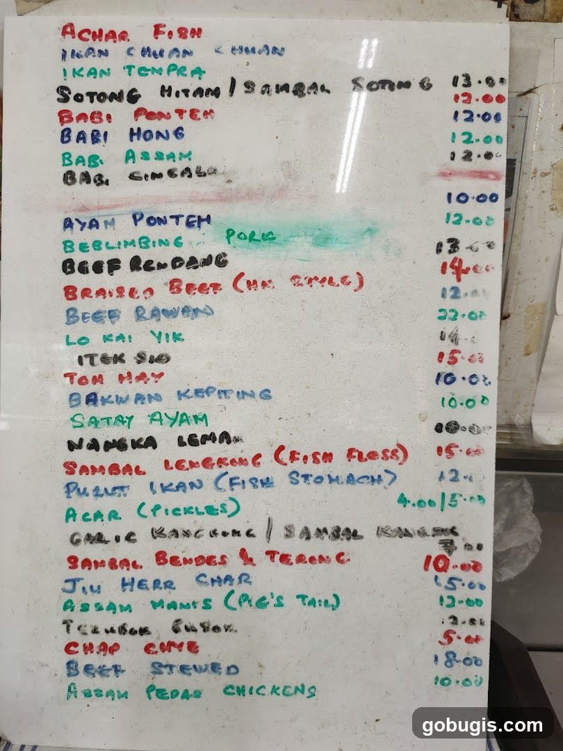 Menu Board