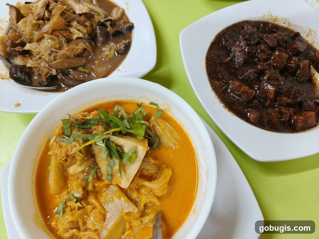 Three Dishes of Food