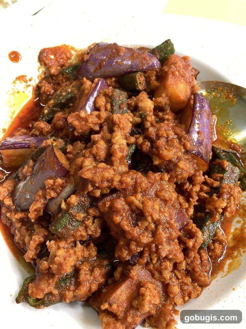 Minced Meat and Eggplant Dish