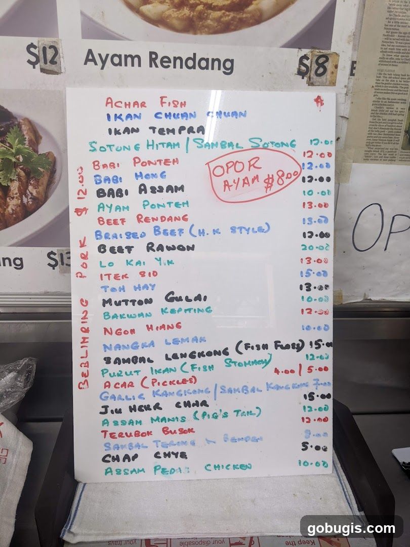 Menu Board