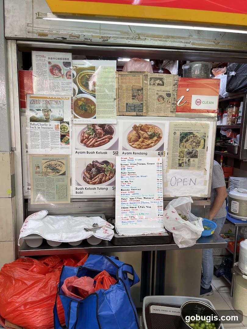 Food Stall Menu and Reviews