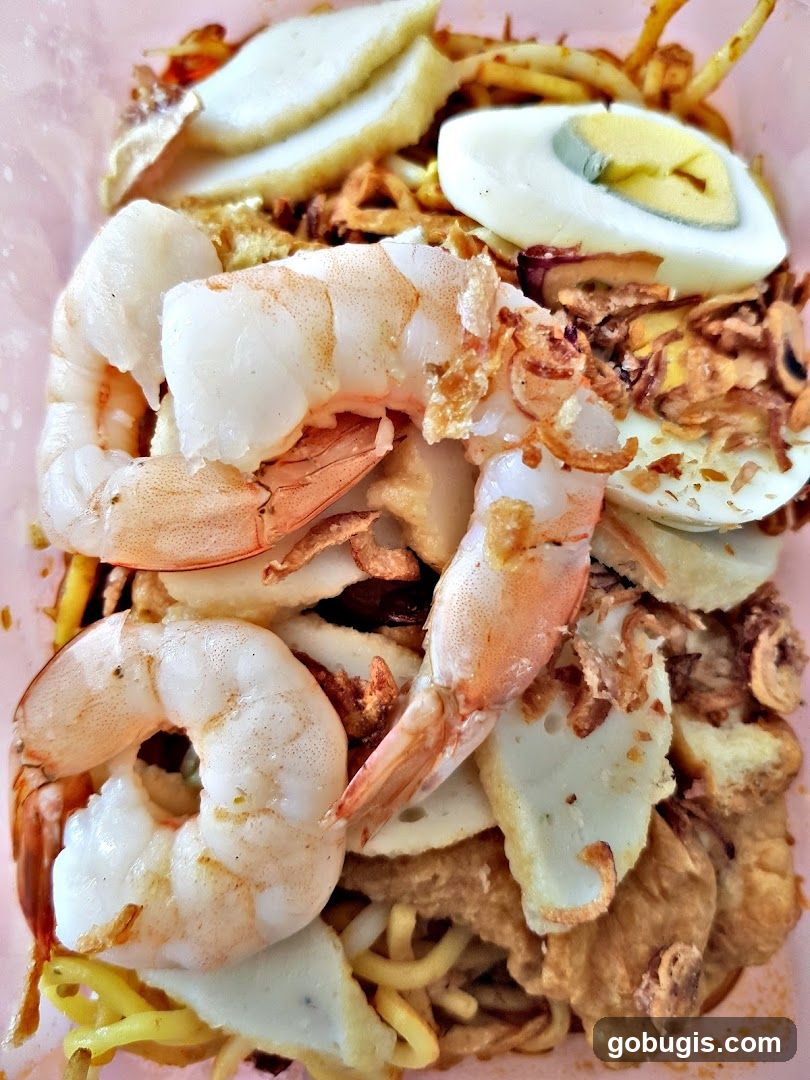 Shrimp and Noodles Dish