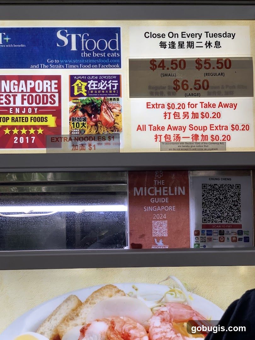 Food Stall Signage