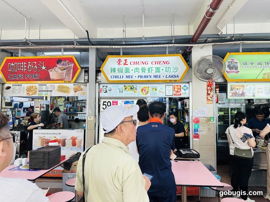 Food Stalls in a Market