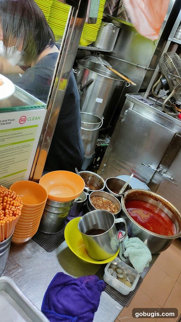 Food Stall Preparation Area