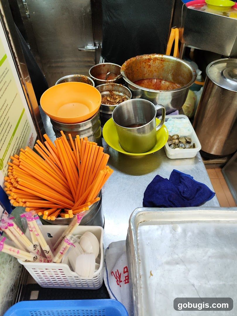 Condiments and Utensils