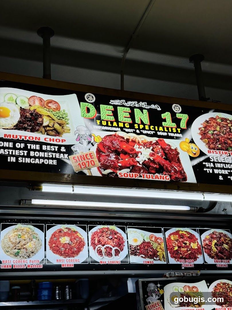 Food Stall Menu