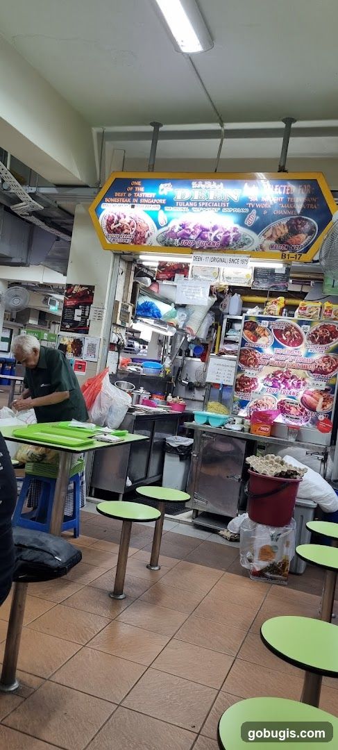 Food Stall with Menu Boards