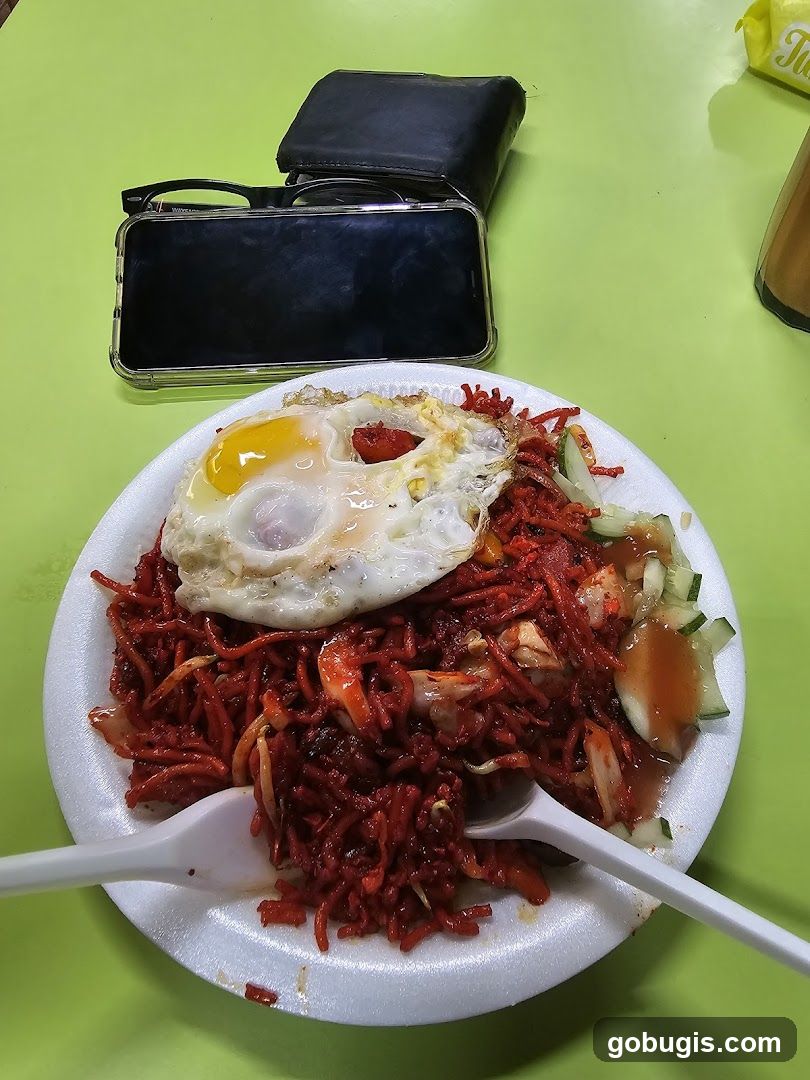 Noodles with Fried Egg
