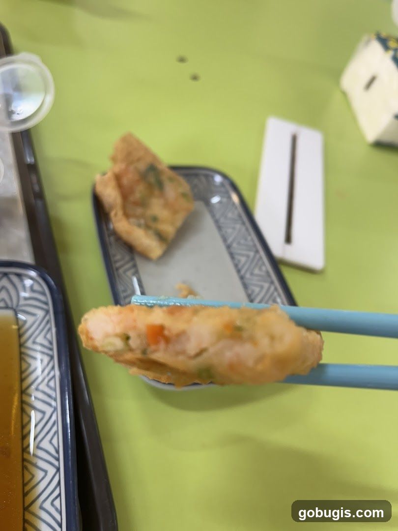 Fried Food with Chopsticks