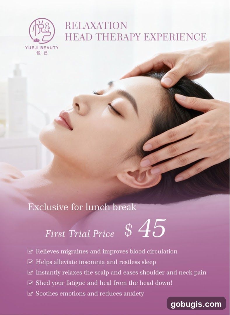 Relaxation Head Therapy Experience