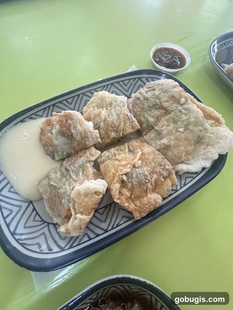 Fried Fish Skin with Dip