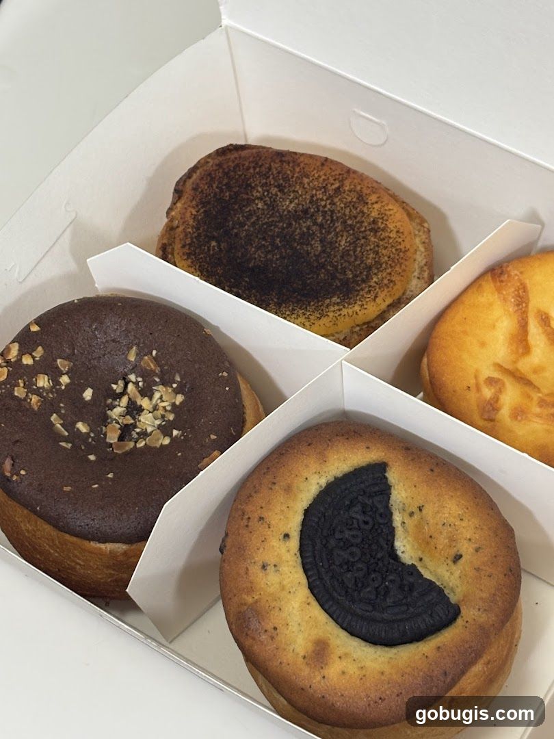 Four Pastries in a Box