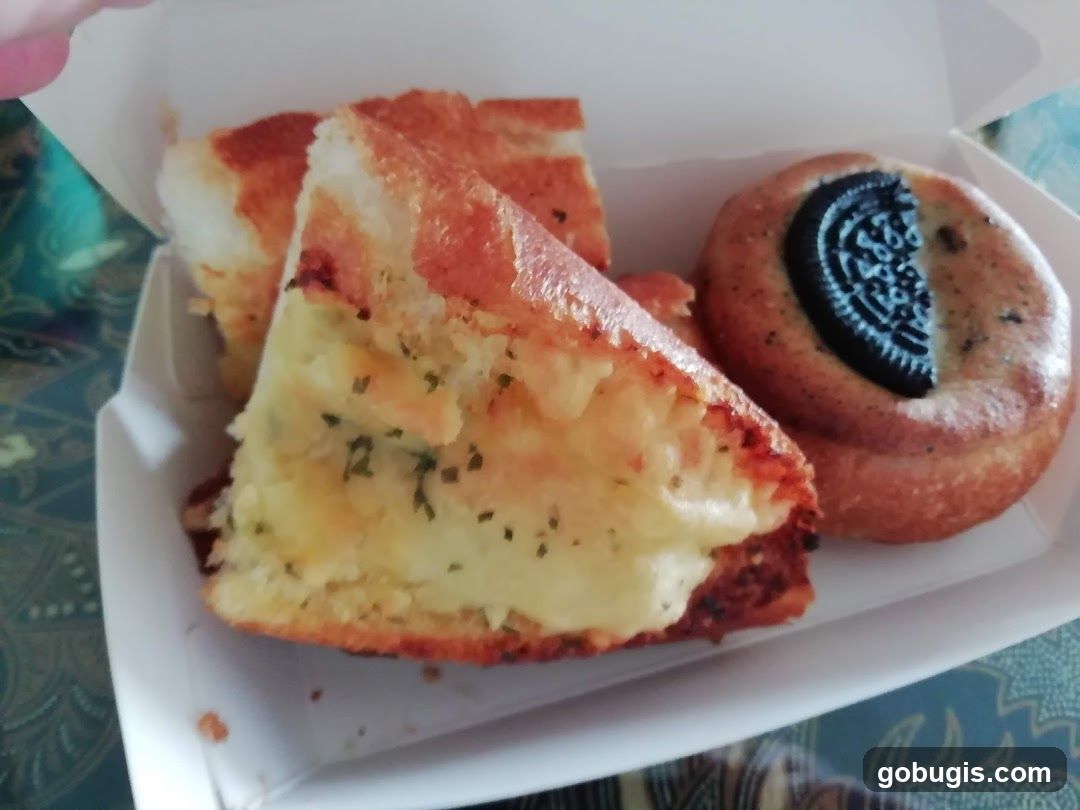 Garlic Bread and Oreo Pastry