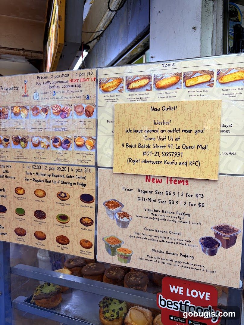 Menu and New Outlet Announcement