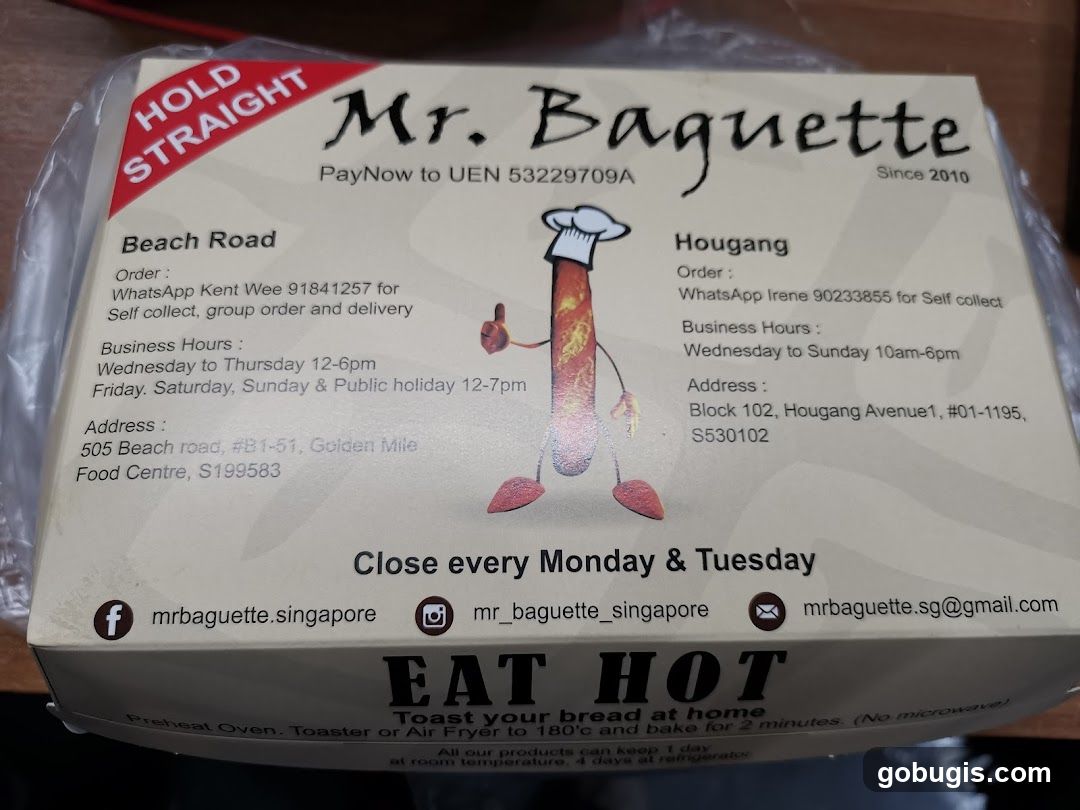 Mr. Baguette Packaging