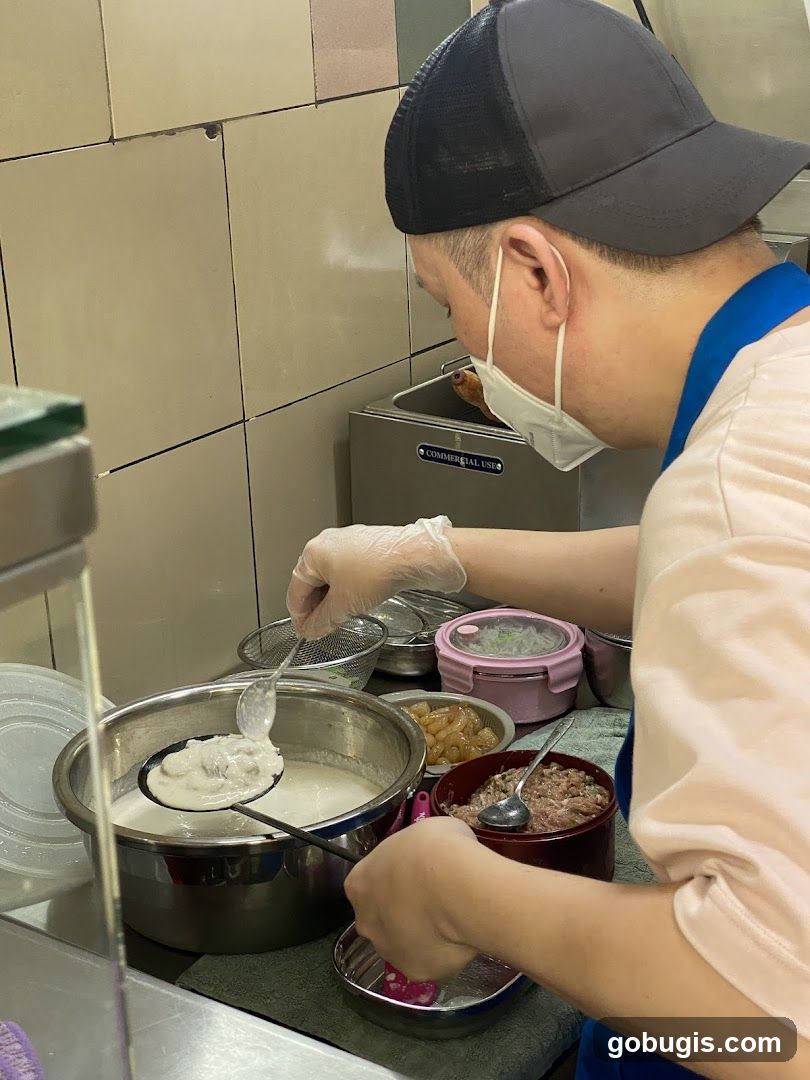 Chef preparing food