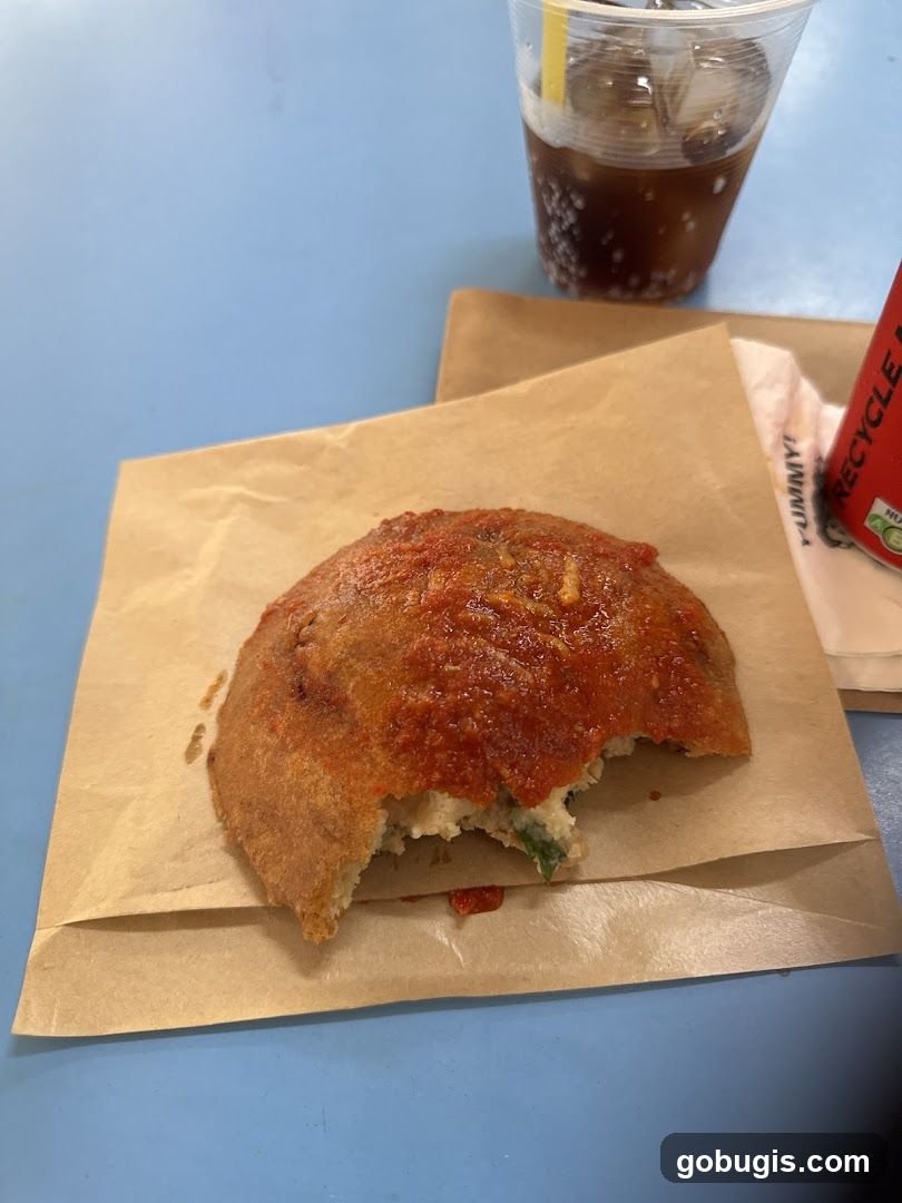 Bitten Pastry with Drink