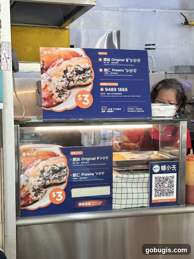 Food Stall Menu
