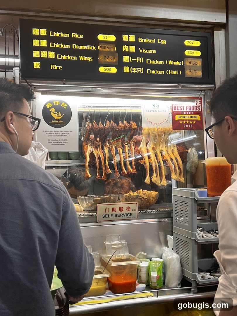 Golden Mile Chicken Rice Menu