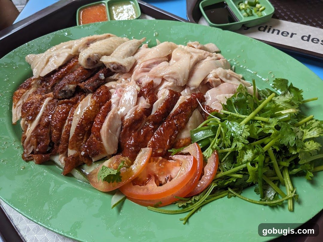 Hainanese Chicken Rice Platter