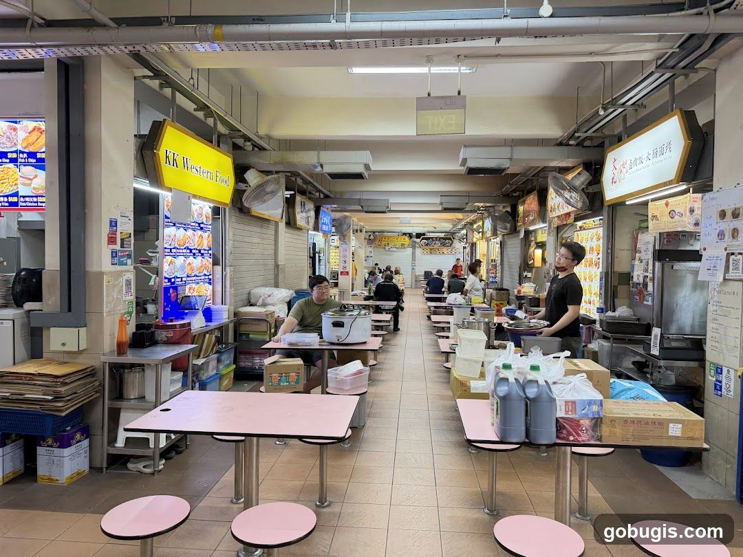 Food court stalls