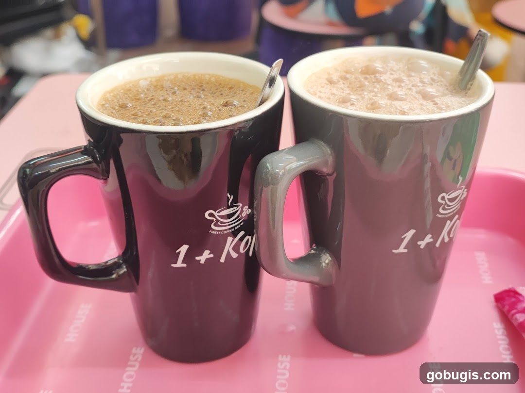 Two Mugs of Coffee