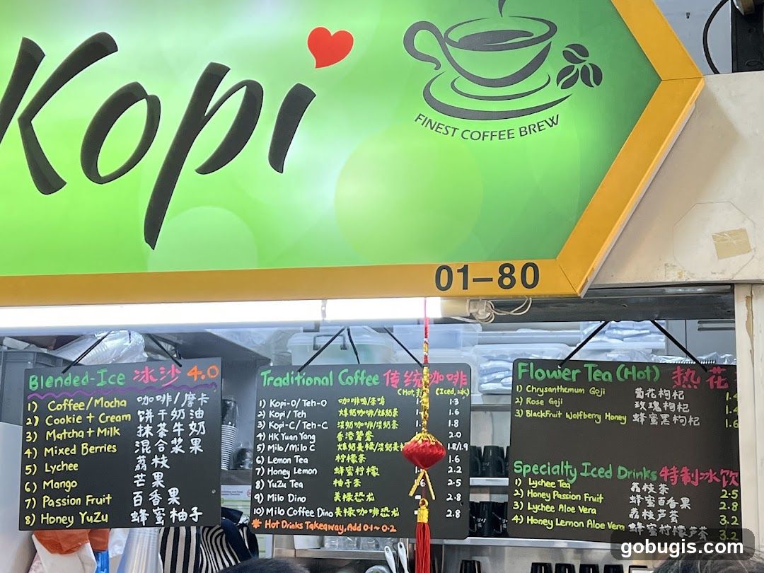 Kopi Menu