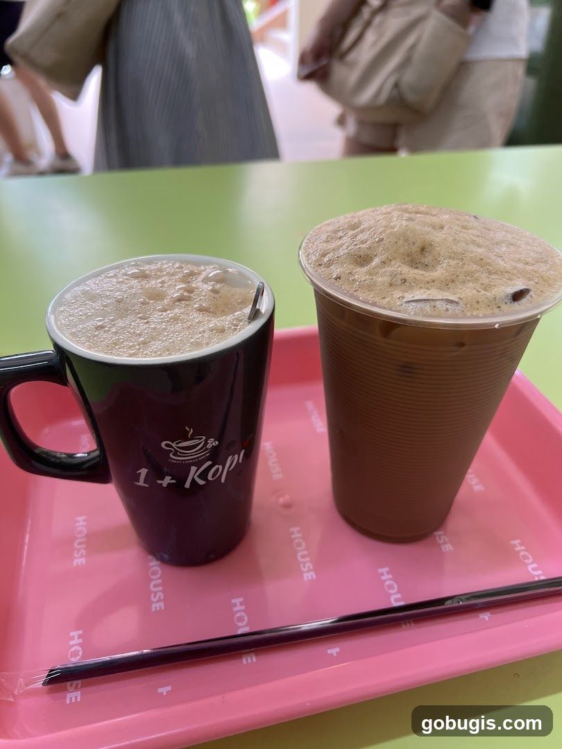 Two Coffee Drinks