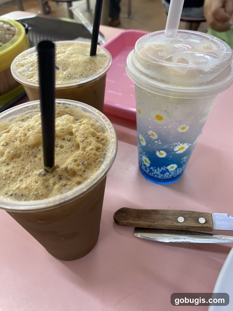 Iced Drinks and Utensils