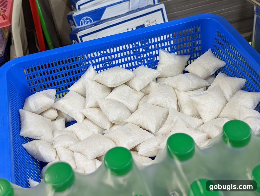 Packaged Rice and Drinks
