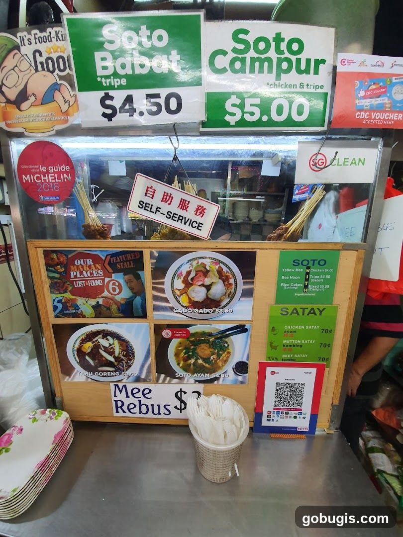 Food Stall Menu