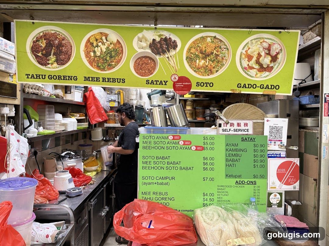 Food Stall Menu