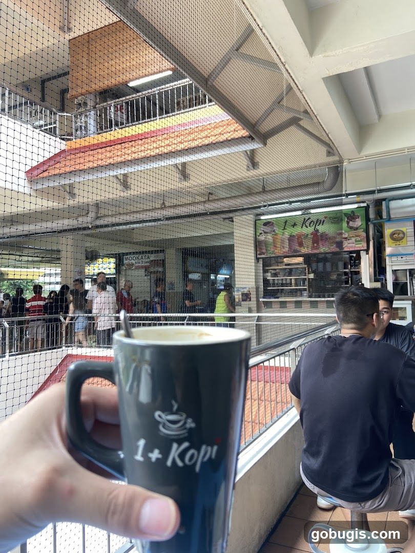 Coffee Mug with 1+ Kopi Logo