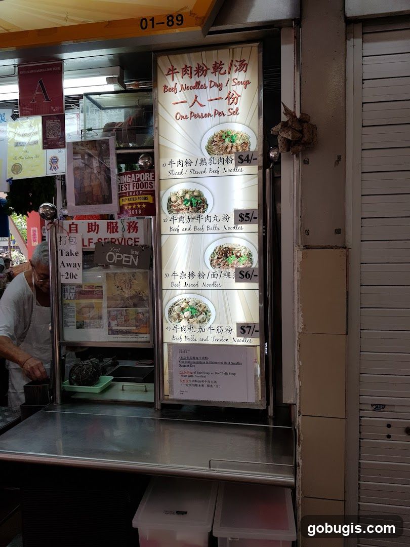 Beef Noodles Dry/Soup