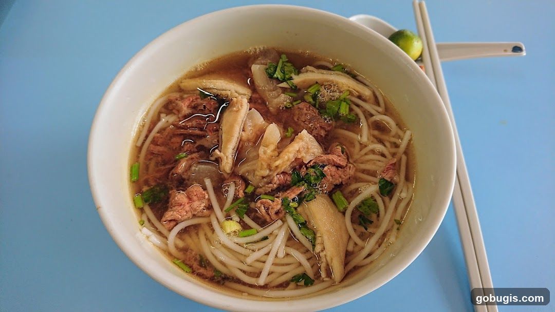 Bowl of Noodles with Beef