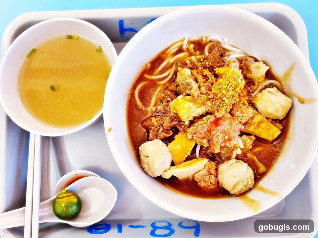 Beef noodle soup