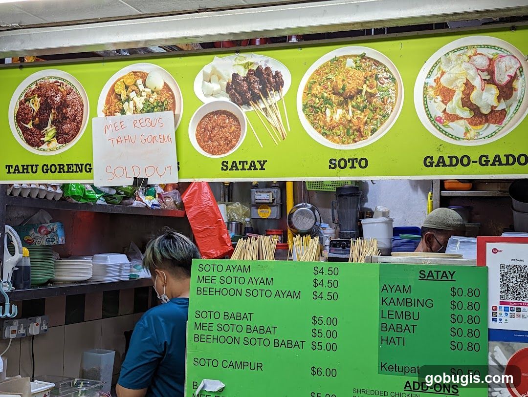 Food Stall Menu