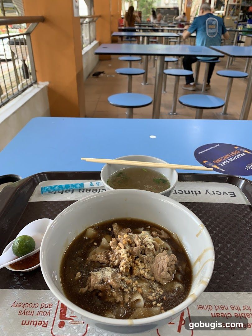 Food at a hawker center