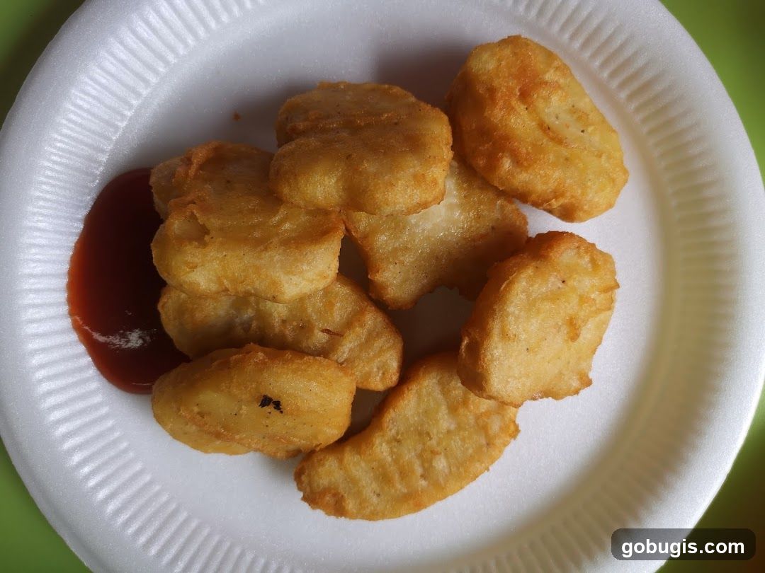 Chicken Nuggets with Ketchup