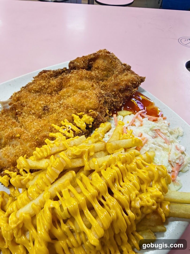 Fried Chicken and Fries