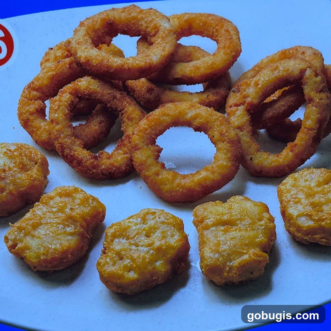 Onion Rings and Chicken Nuggets
