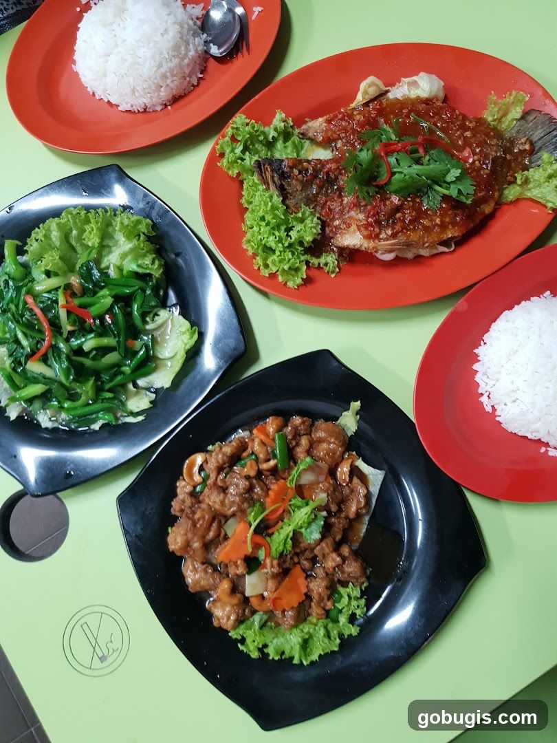 Assortment of Asian Dishes
