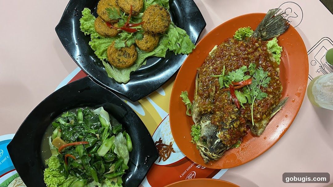 Three Dishes of Food