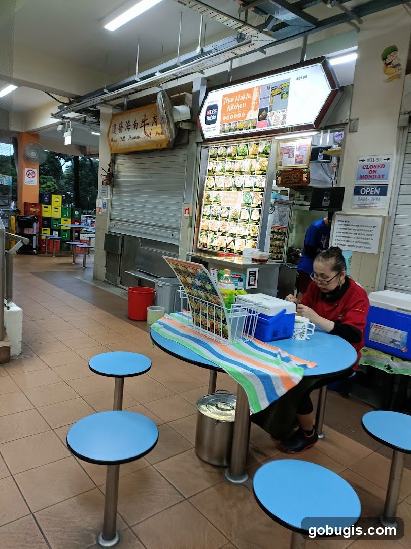 Food Stall with Menu