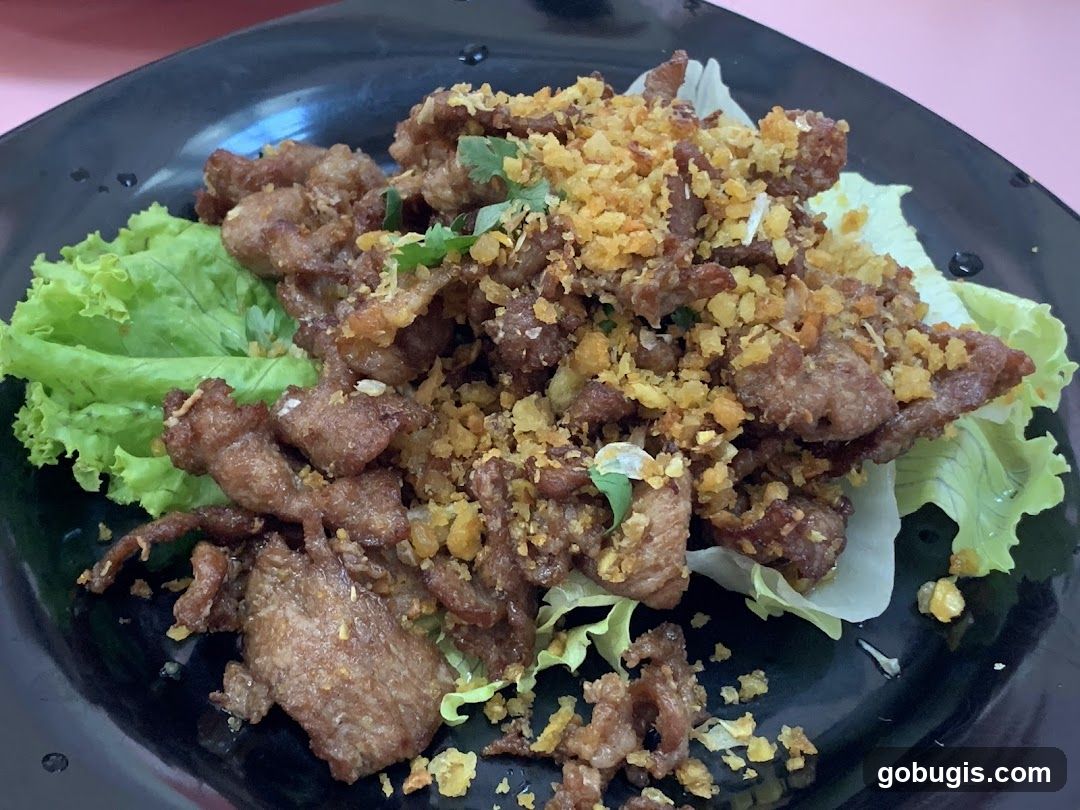 Fried Pork with Garlic