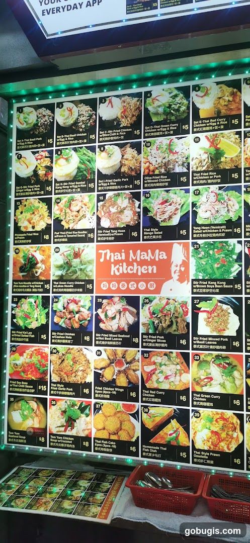 Thai Mama Kitchen Menu